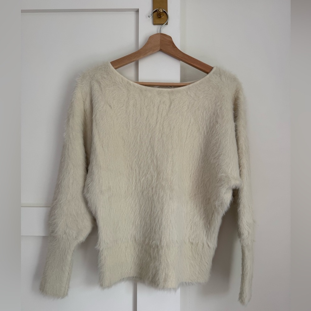 Anthropologie fuzzy sweater